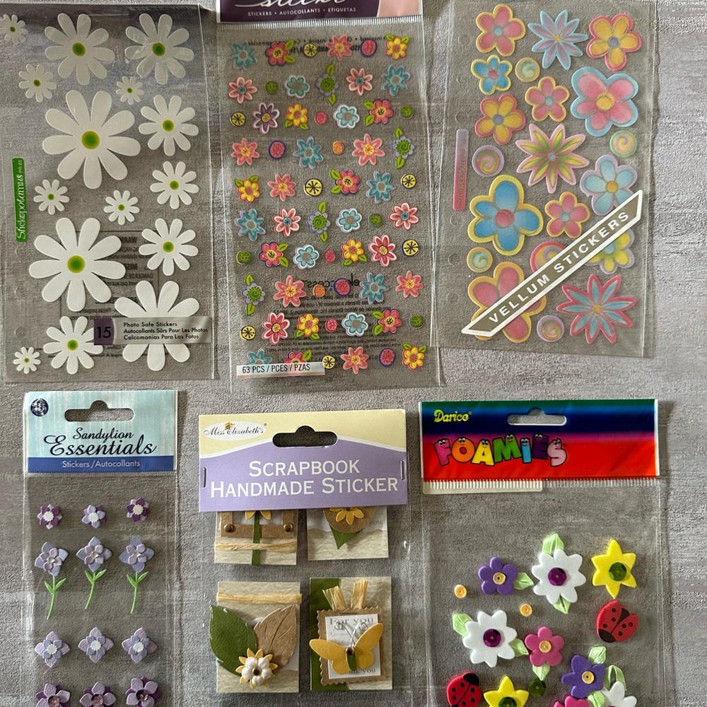 Colorful Assorted Craft Stickers - Picture 2 of 4